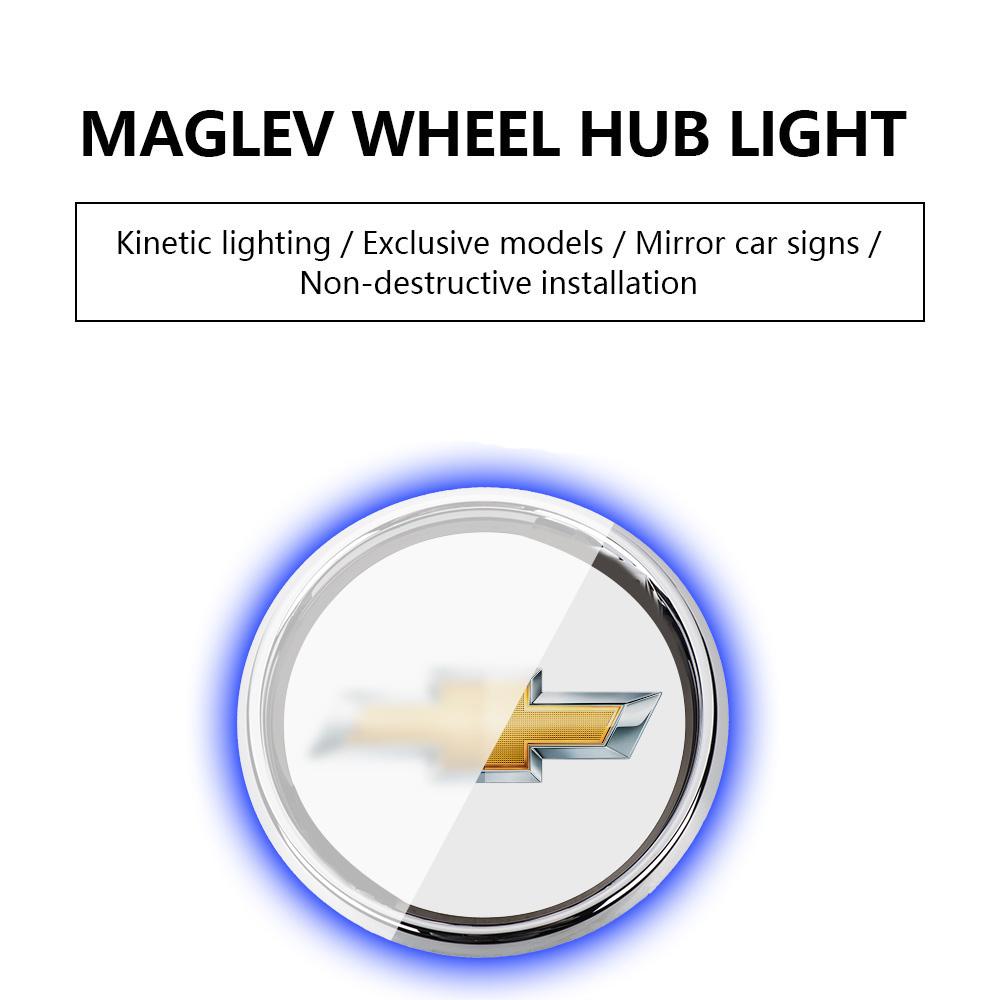 🔥Magnetic Suspension LED Floating Wheel Cap 2022 Version 1PC