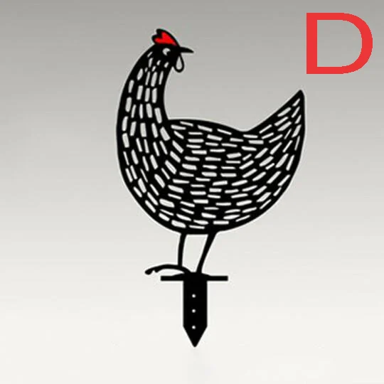 (🔥Last Day 60% OFF)-Metal Decor Chicken Yard Art & Farmhouse Decor-SET OF 5 PCS-Save $9.99(FREE SHIPPING)