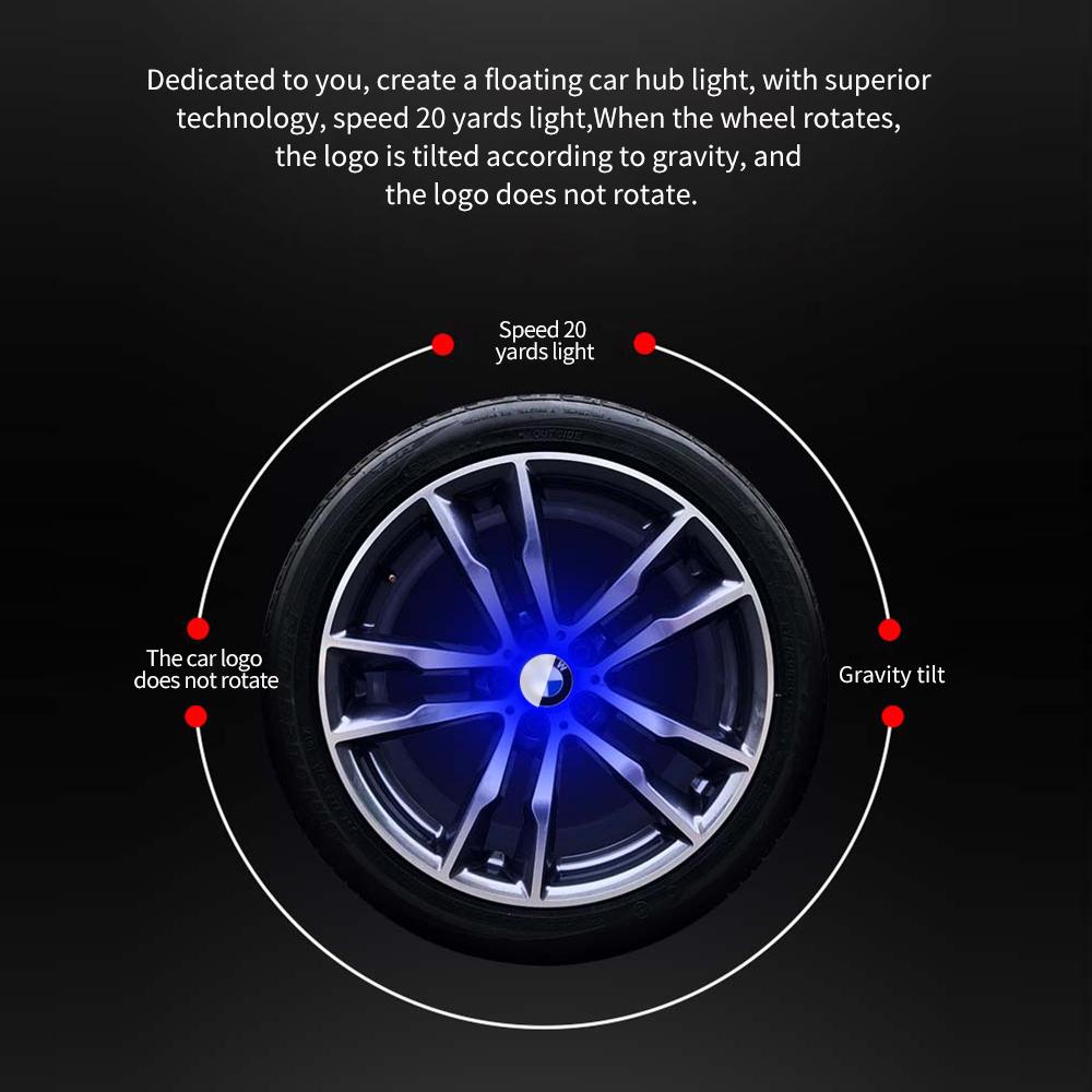 🔥Magnetic Suspension LED Floating Wheel Cap 2022 Version 1PC