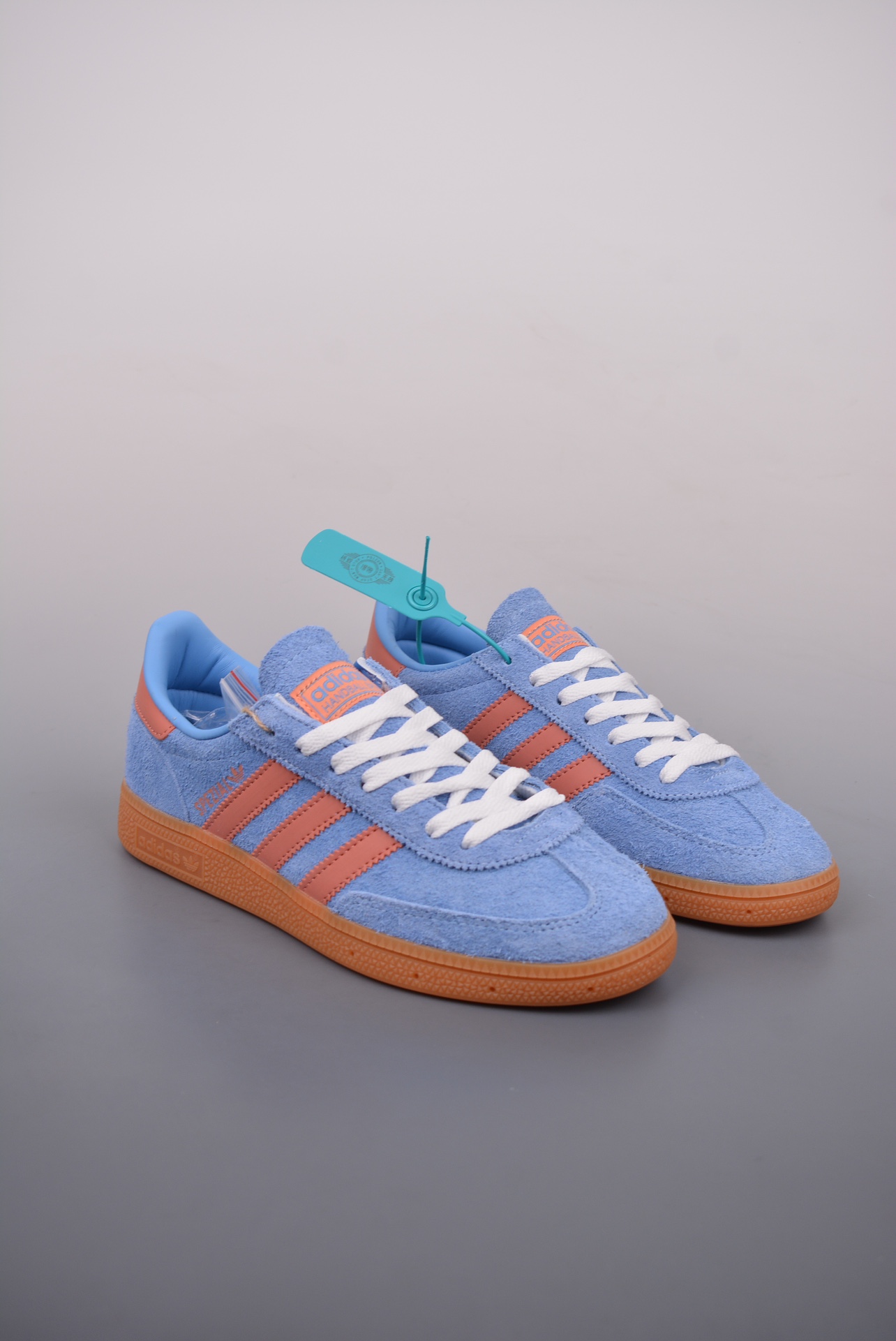 Adidas Originals Handball SPZL Suede Sky Blue Dirty Orange IF6564