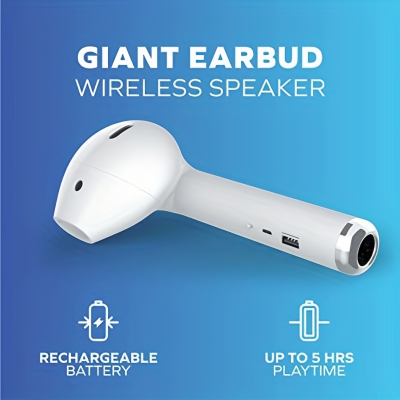 Wireless Speaker In The Shape Of Giant Headphones