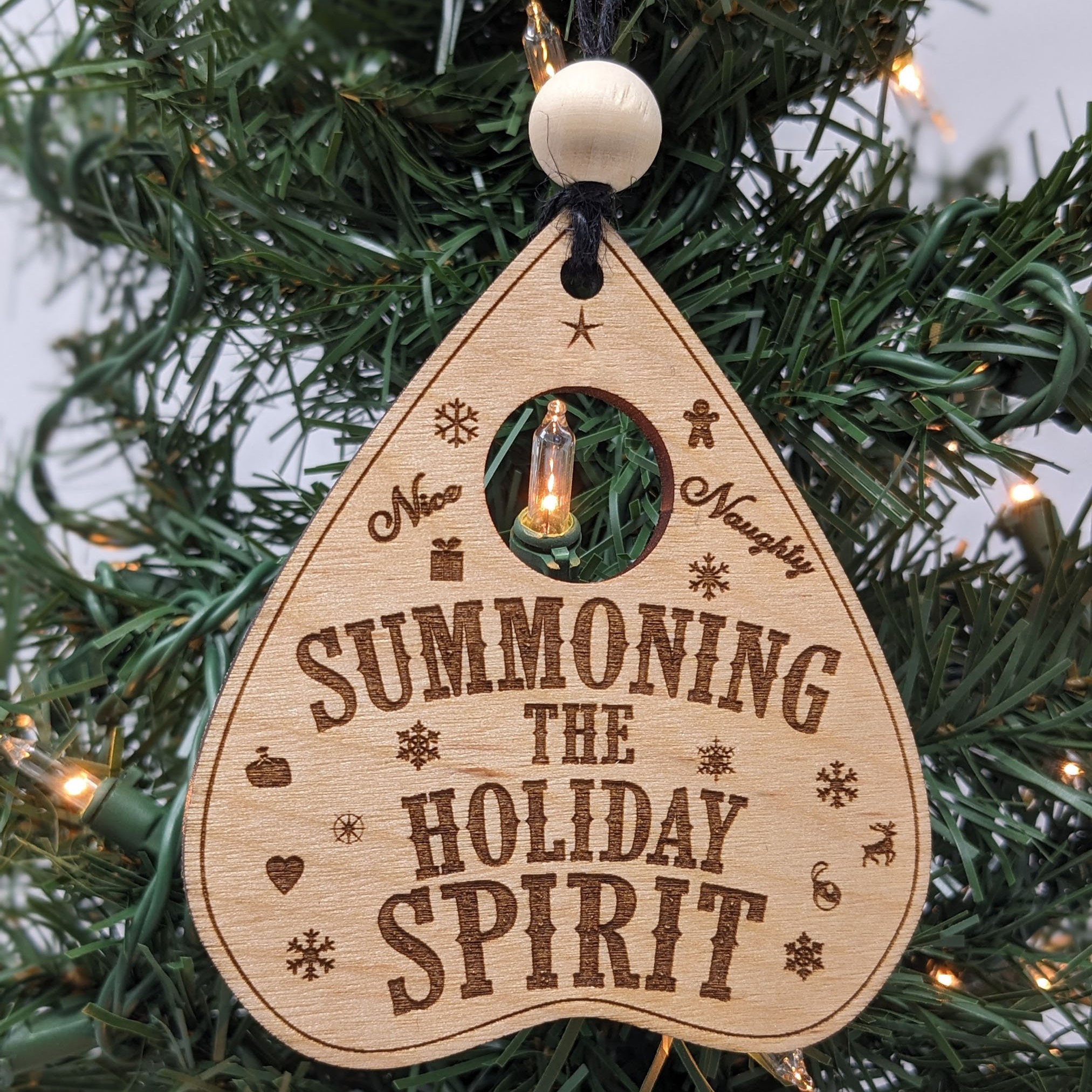 Summoning The Holiday Spirit Ornament