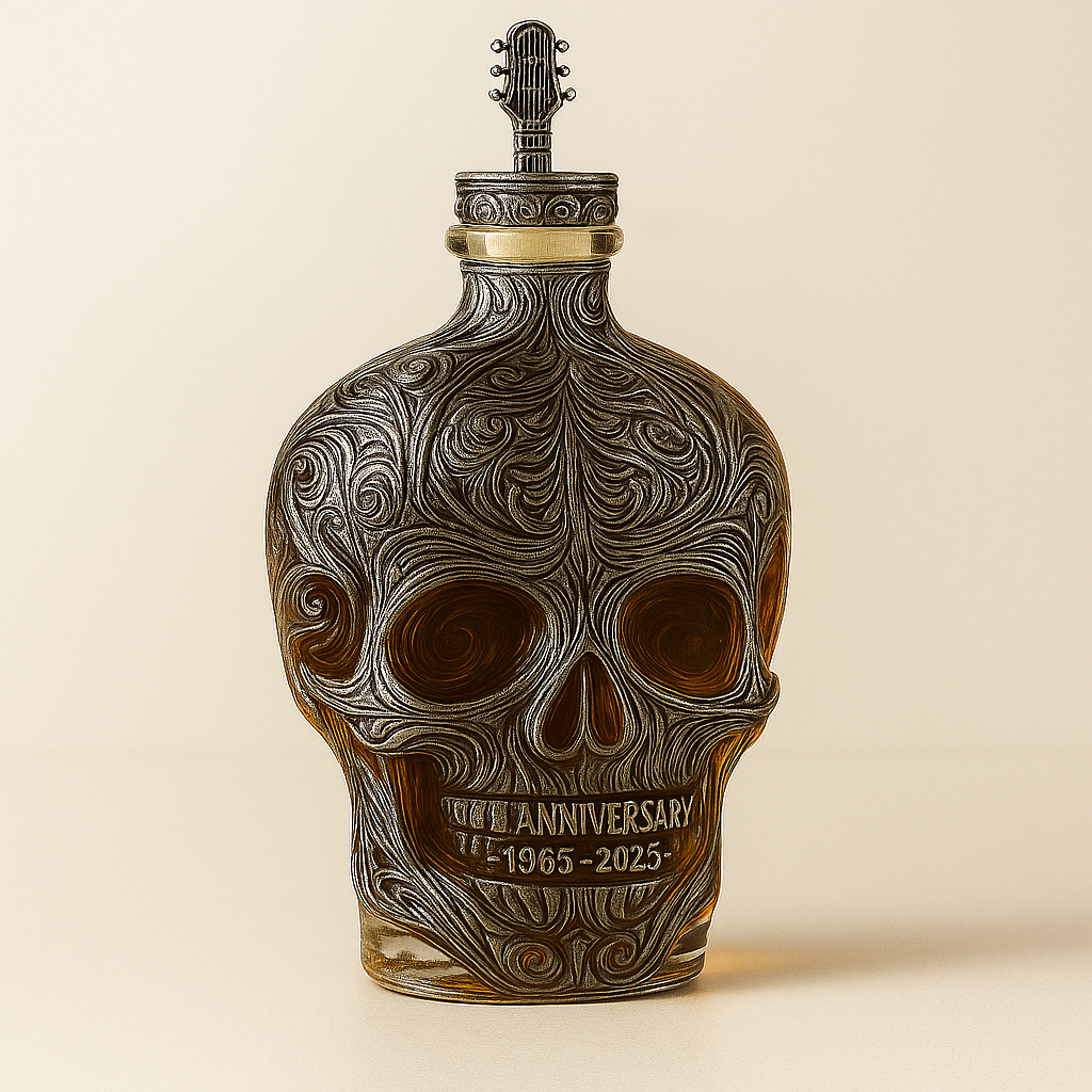 Grateful Dead 60th Anniversary Commemorative Whiskey Bottle