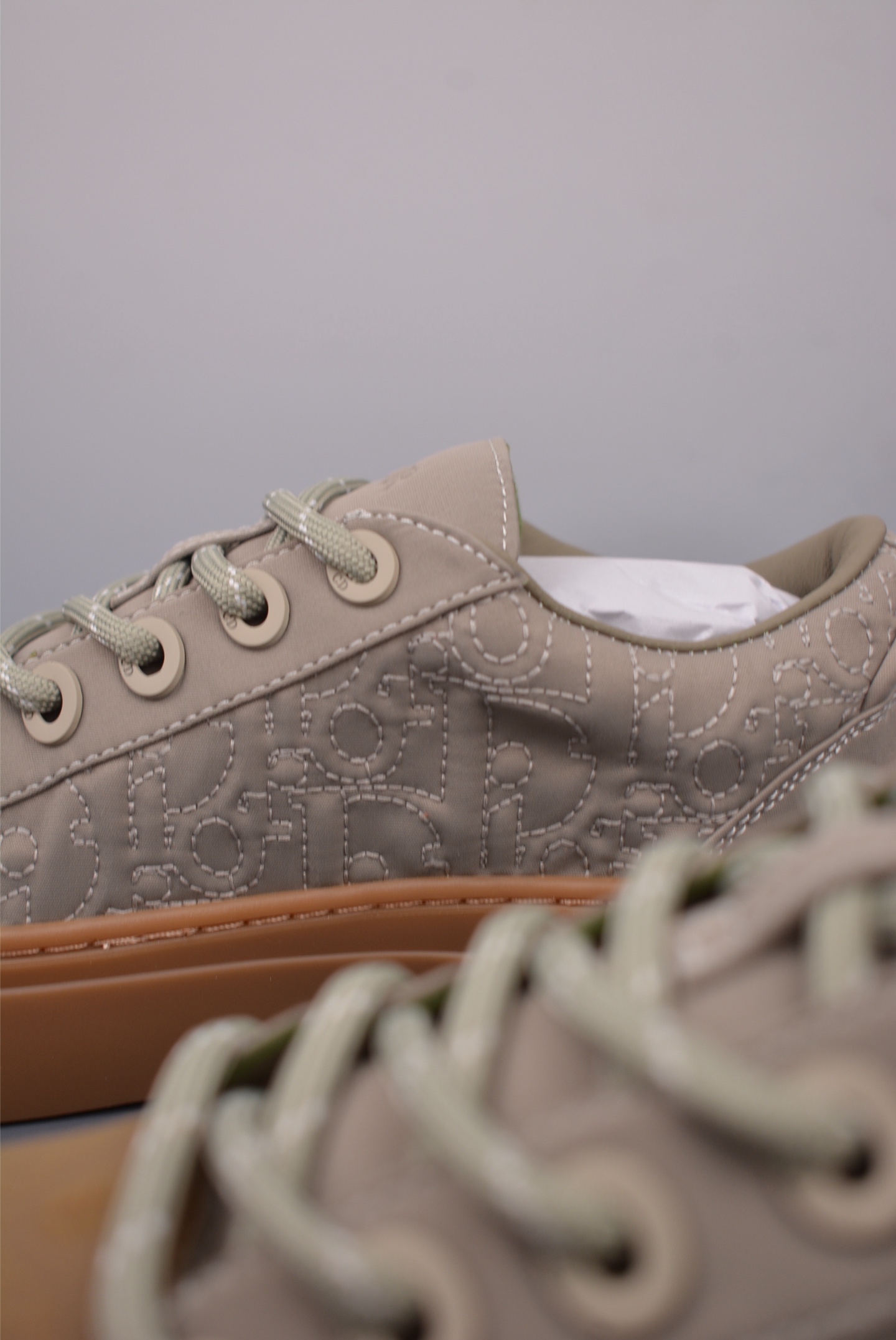 Stone Island x Dior B33 Low Top Sneakers Gray 3SN303ZAM_H812