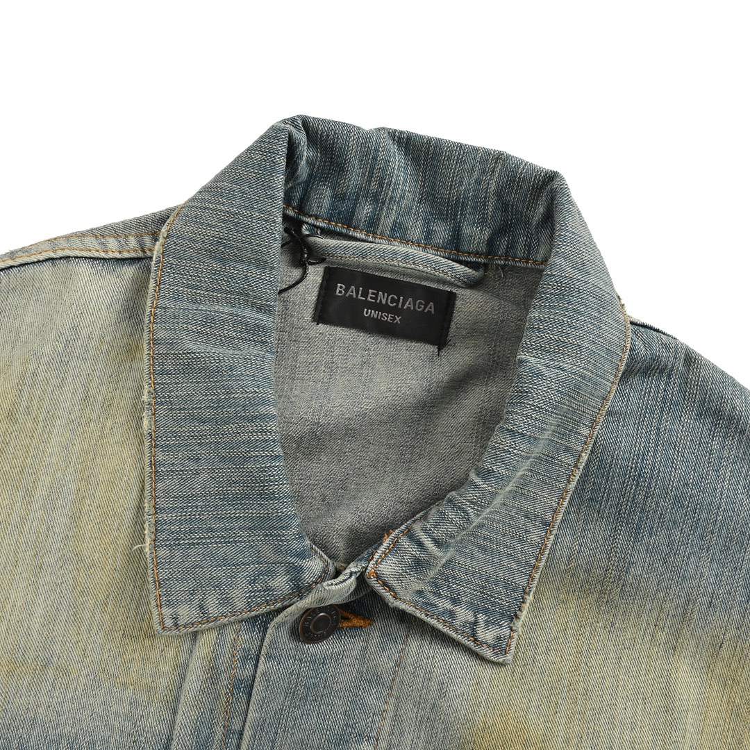 Balenciaga 24Fw Y2K totem denim jacket