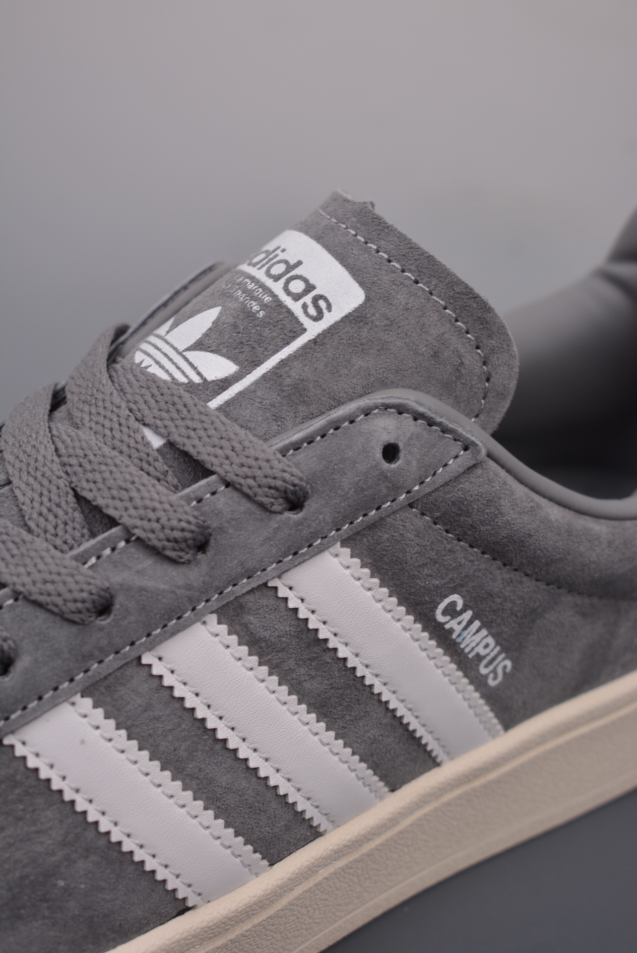Adidas Originals Campus Suede Dark Grey White BZ0085