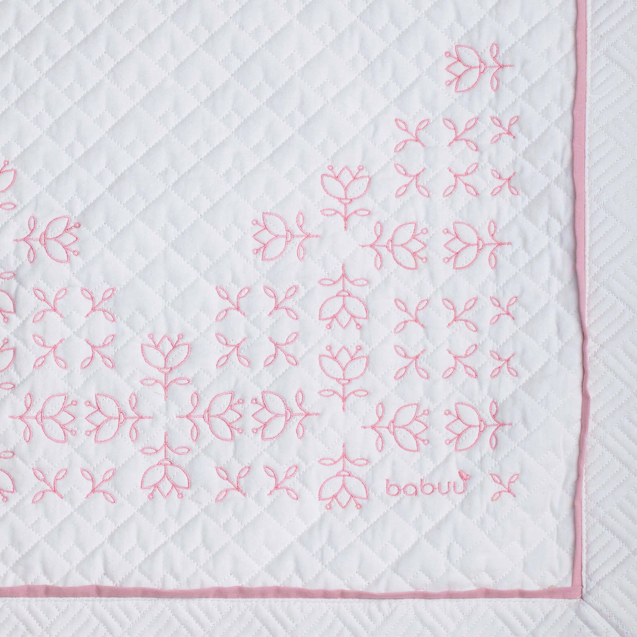 Juego de Cuna Tulipán Rosa