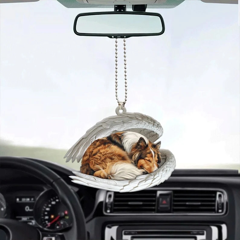 Dog Sleeping Angel Ornament | Dog Lovers Gift