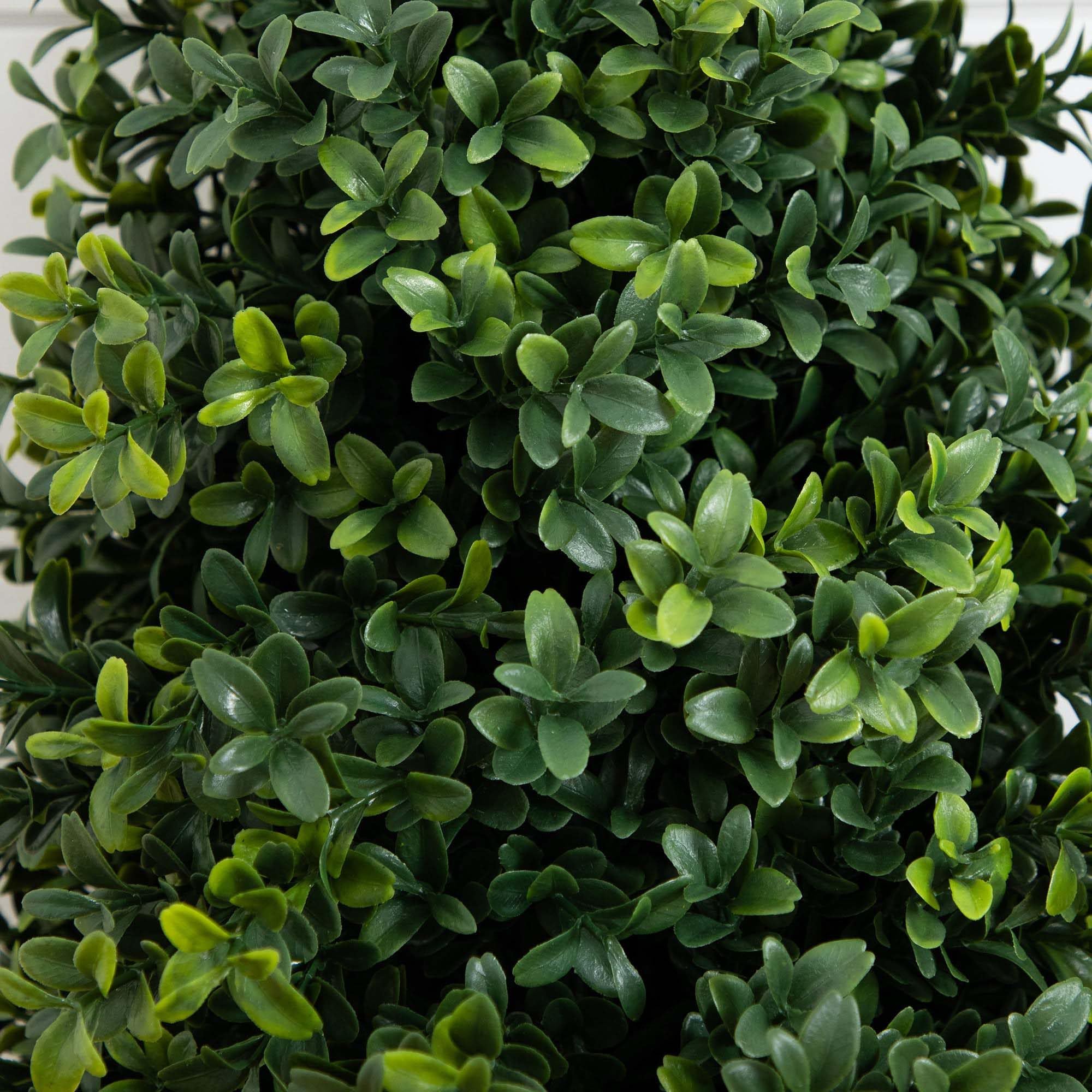 2.5 ft. UV Resistant Artificial Boxwood Plant with Integrated Ground Stake (Indoor/Outdoor)