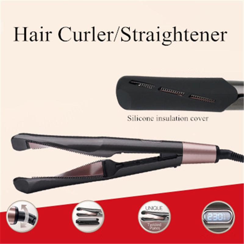 Luna 2 in 1 Hair Straightener & Curler 360 Degree Rotatable