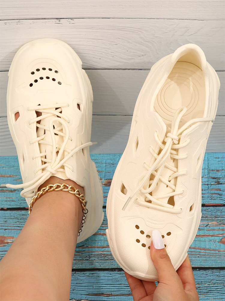 Soft EVA Lace-up Sneakers
