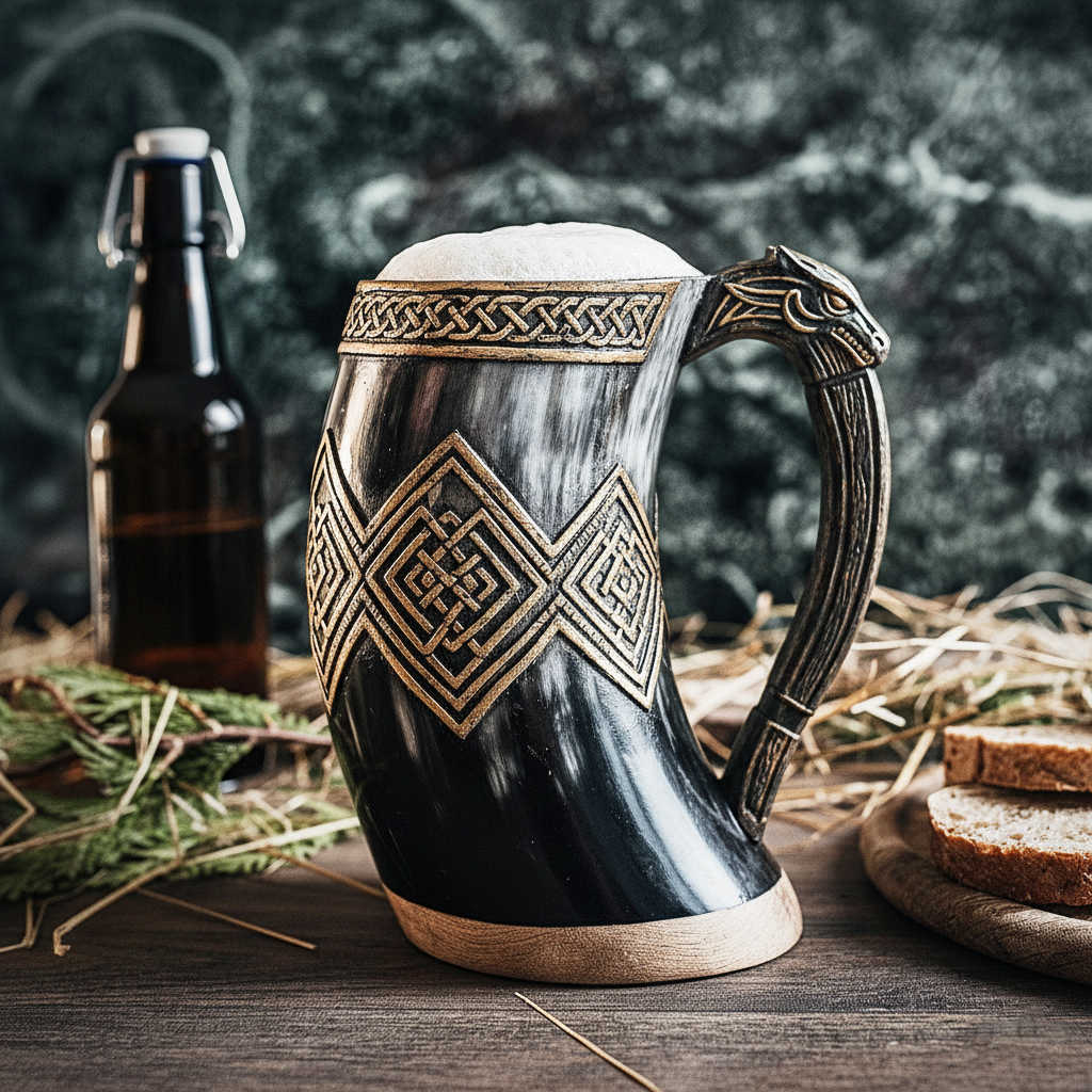 Viking horned cup