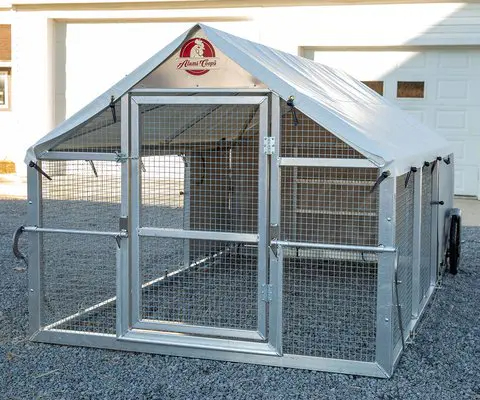PRODUCERS PRIDE GALVANIZED METAL CHICKEN COOP