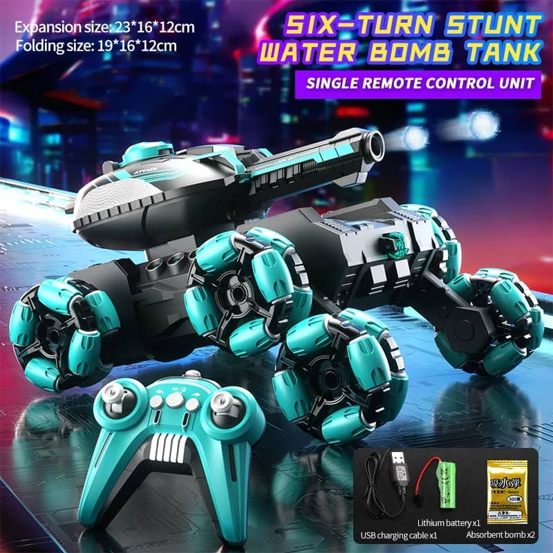 Remote Control Six-Wheel Tank (Flash Sale - 50% Off)