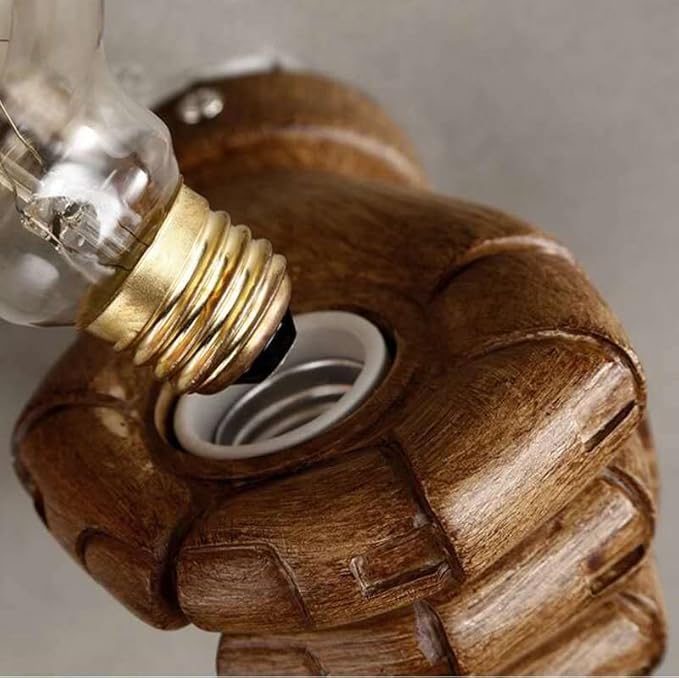 ✊💡Left - and right - fist - shaped resin wall lamps（🔥Last Day Promotion 49% OFF🔥Two free shipping）