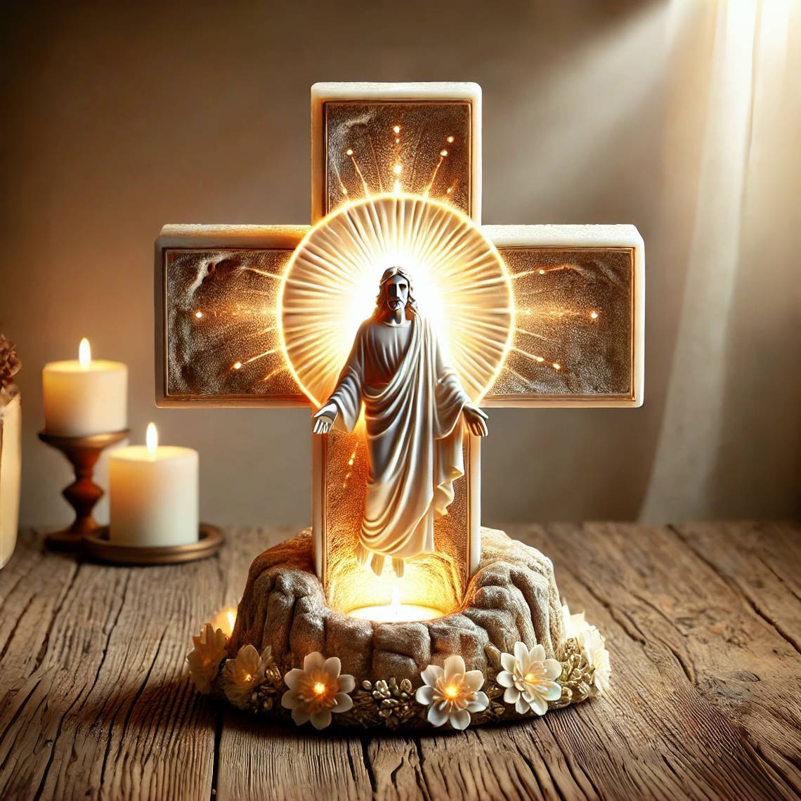 Jesus Figurine Lamp