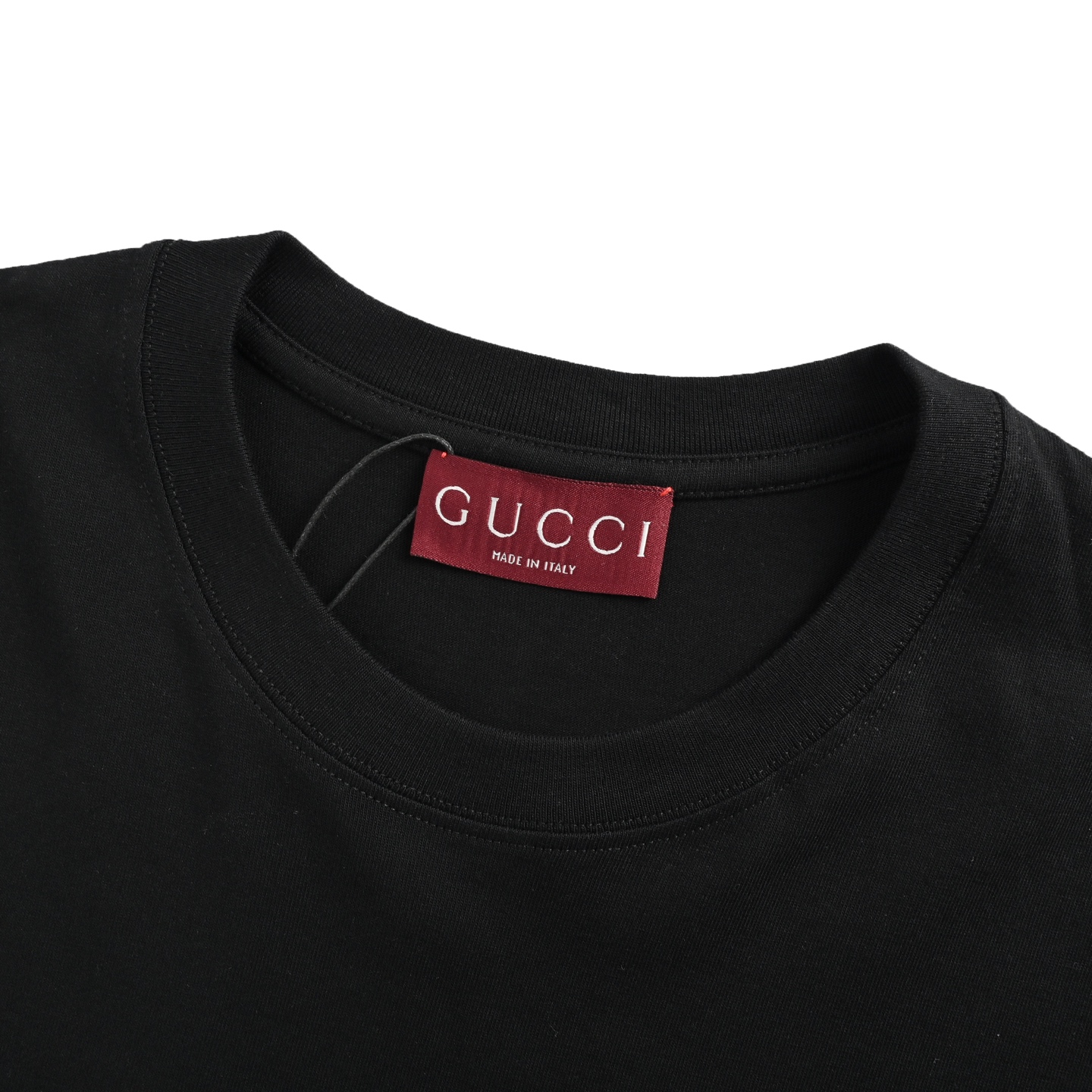 Gucci 25ss pink logo embroidered short sleeves