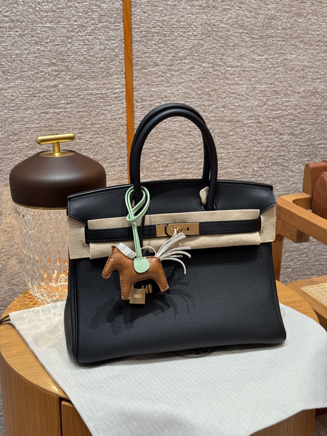 Hermès Birkin 89Noir Handbag (Handmade to Order)
