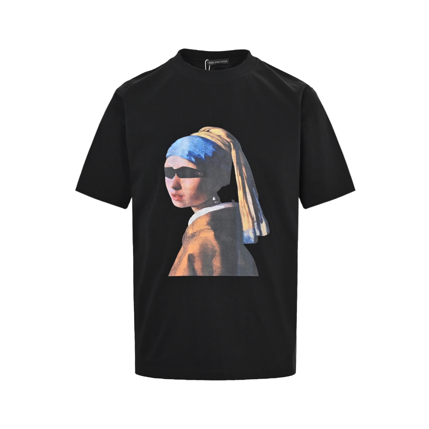 Balenciaga 25ss portrait album print short sleeves