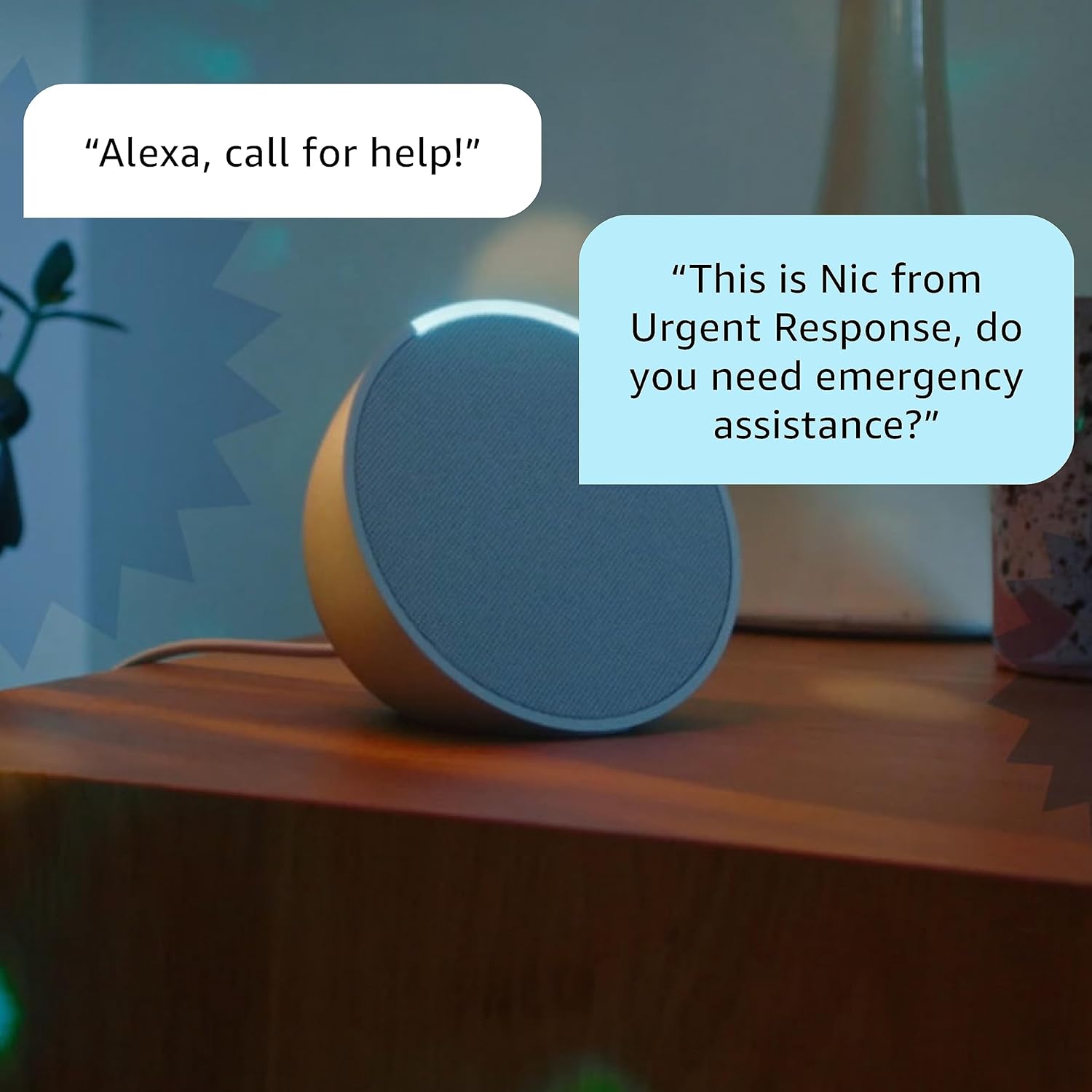 Amazon Echo Pop | Full sound compact smart speaker with Alexa | Charcoal