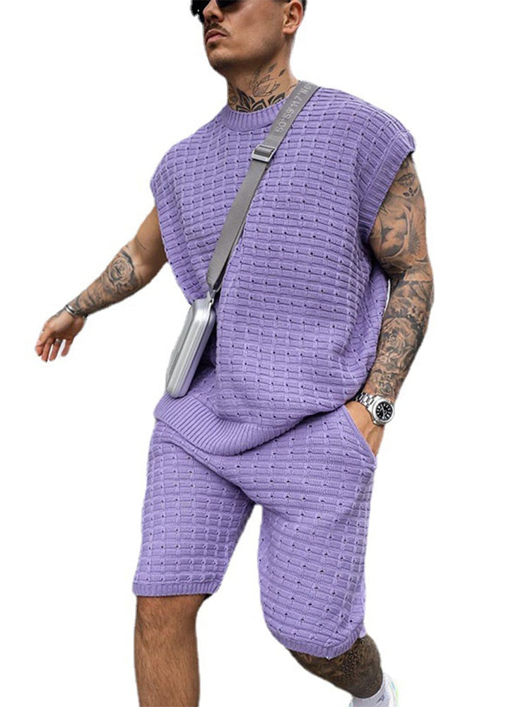 Men's Knitted Summer Set