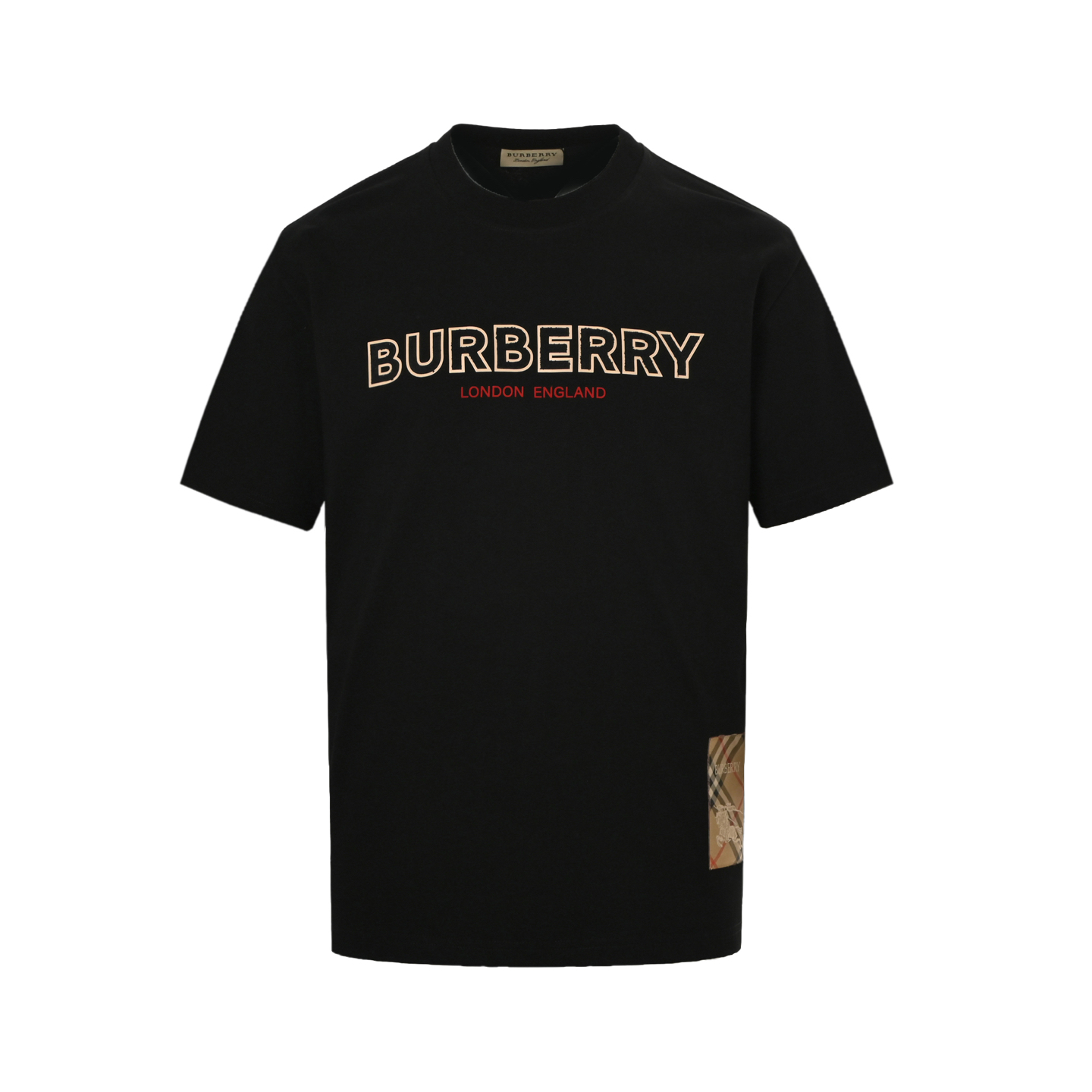 Burberry 25ss towel embroidered letter logo short sleeve