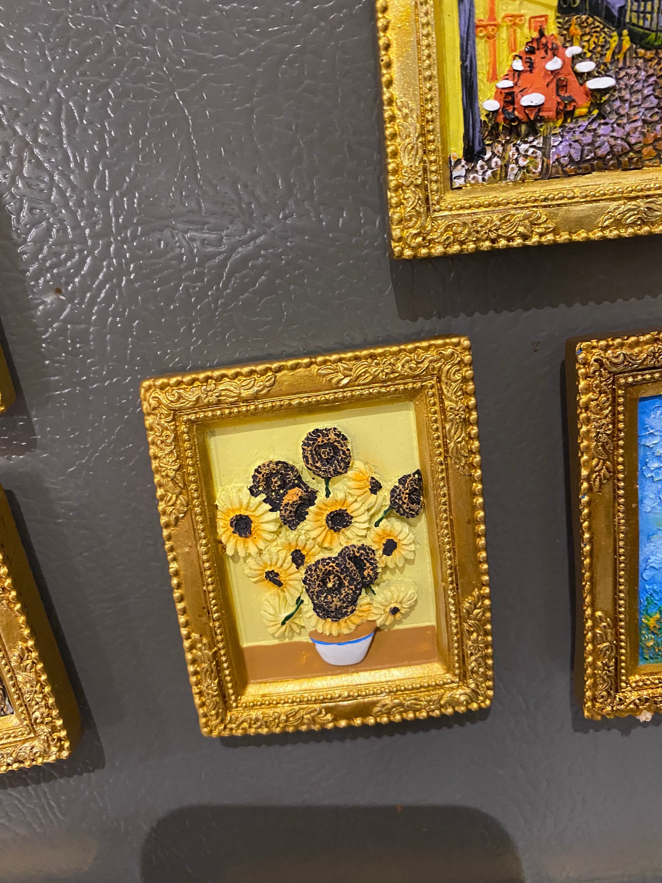 3D World Famous Painting Magnet | Miniature work of art