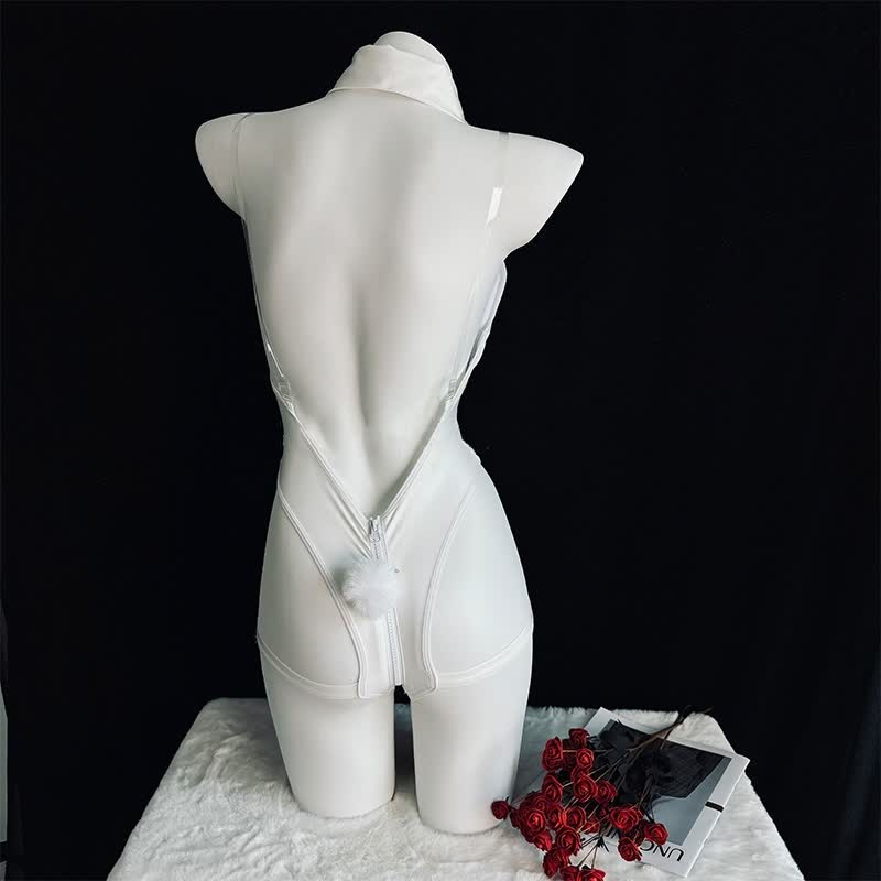 Cosplay Sexy Bunny Girl Backless Uniform Jumpsuit Lingerie