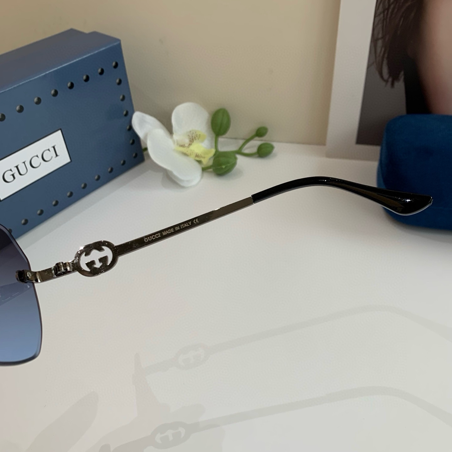 Gucci rimless sunglasses