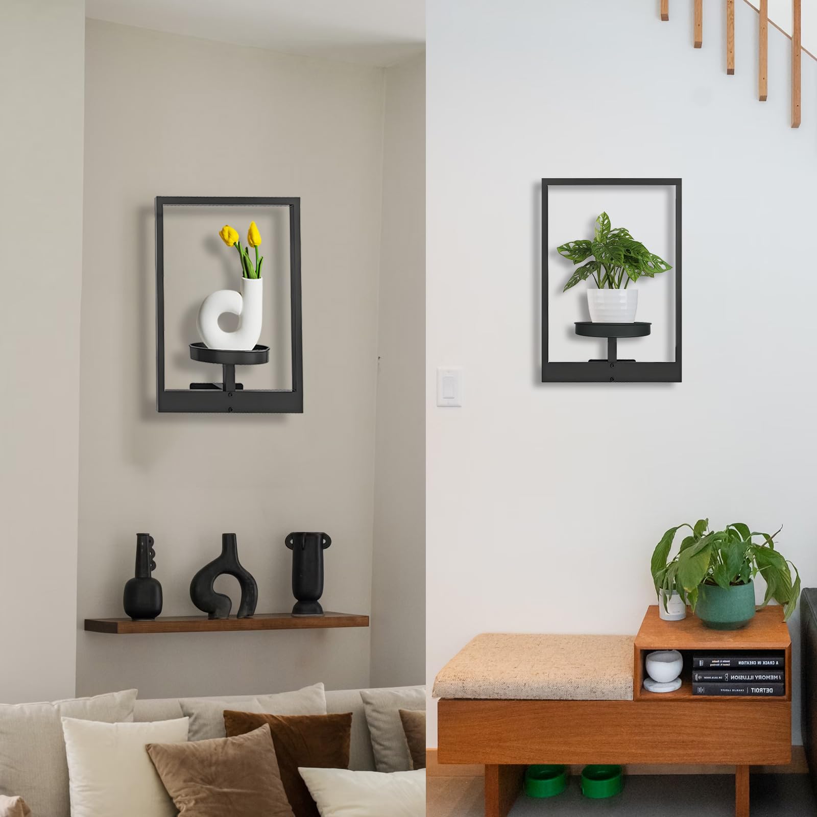 Picture Frame Wall Plant Holder Metal Plant Wall Frame