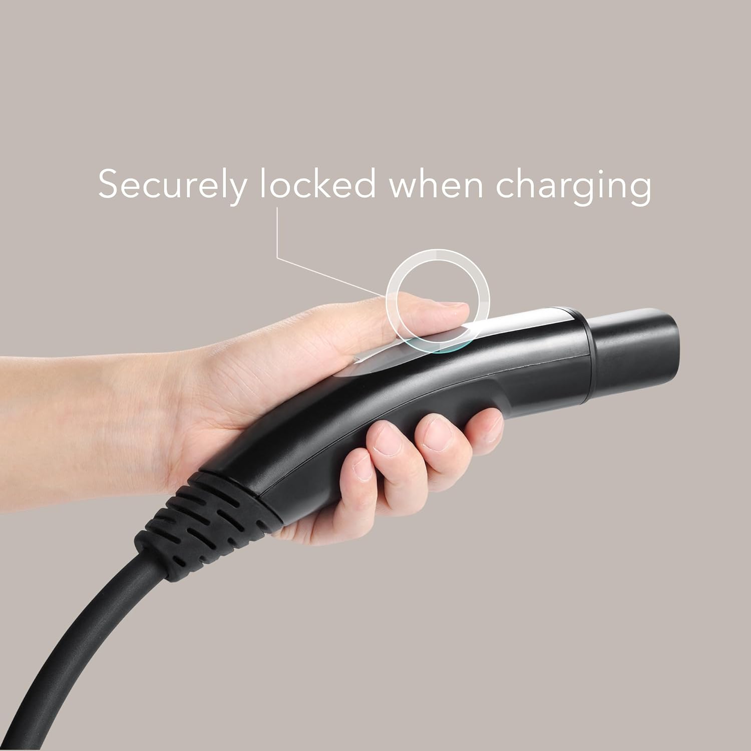 Lectron Portable Electric Car Charger 110V 15 Amp NEMA 5-15 Plug 16 ft Extension Cord