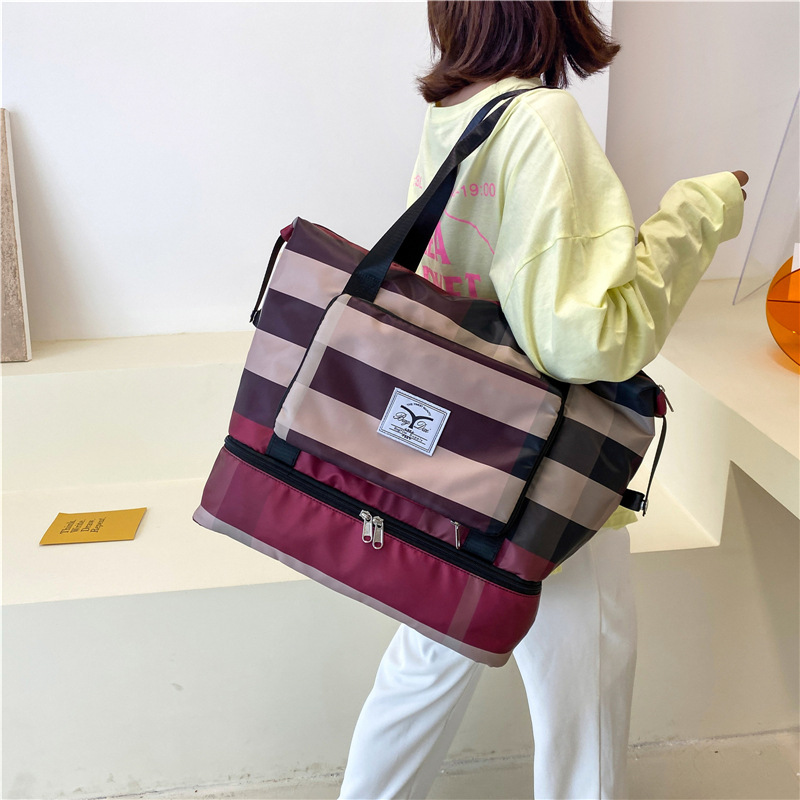(🔥Last Day Promotion-SAVE 50% OFF) Summer/School opening Foldable Dry/Wet Separation Travel Bag-BUY 3 GET 15% OFF & FREE SHIPPING