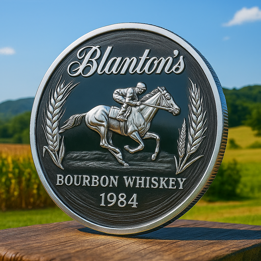 Blanton's 1984 Bourbon Whiskey Commemorative Racing Coin