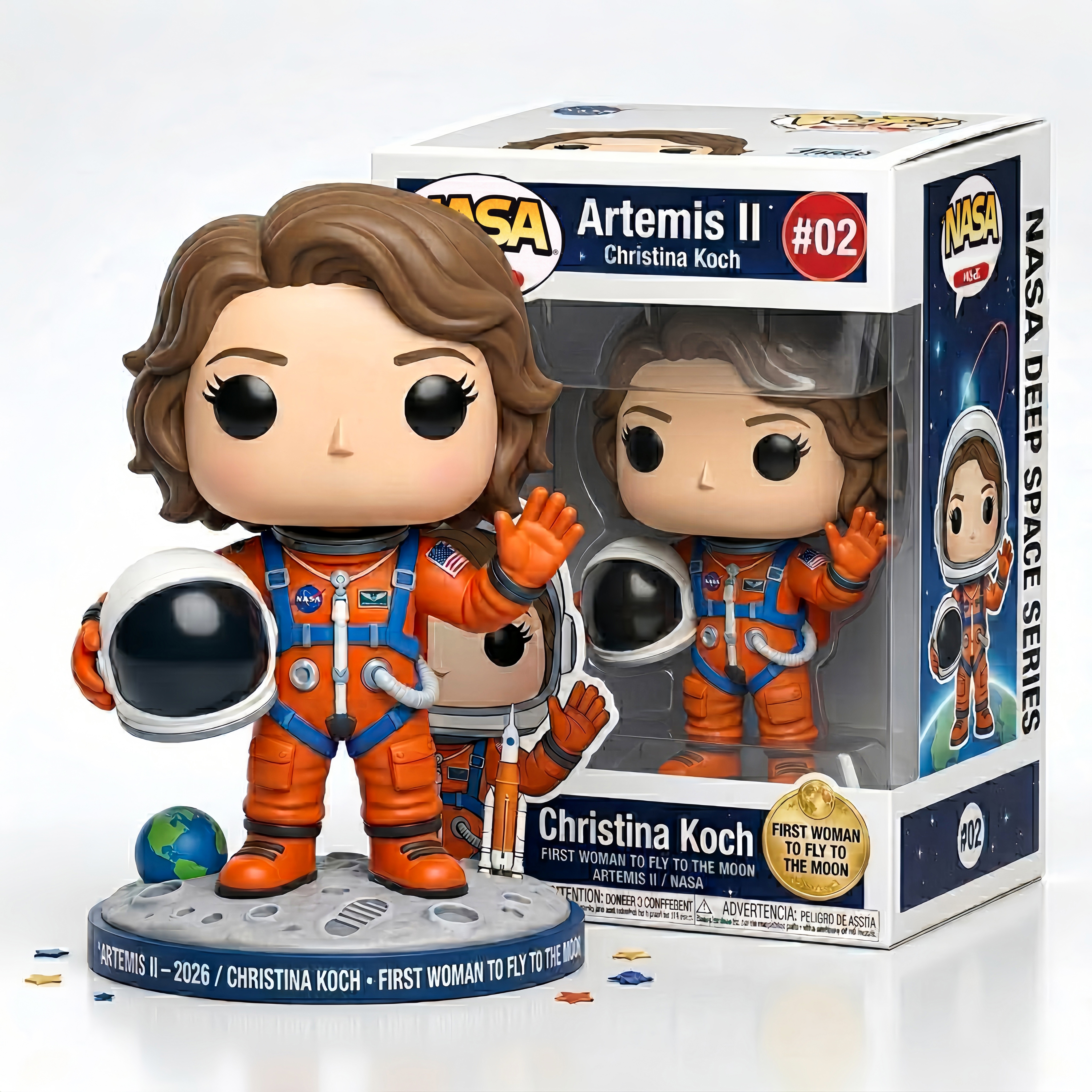 NASA Artemis II 4-Pack POP Collector Set - Limited Edition 2026 Mission 🚀🌕