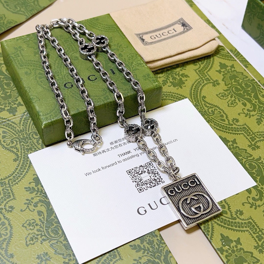 Gucci Anger Forest Series Double G New Square Brand