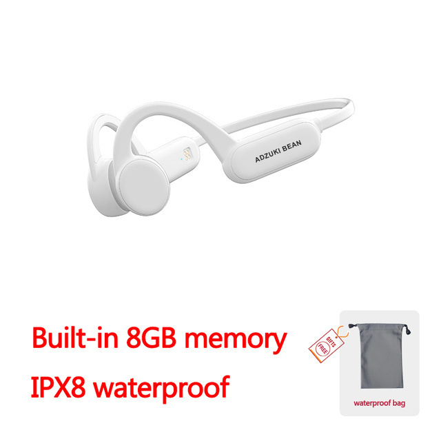 New Bone Conduction Swimming Headset Bluetooth IPX8/IPX4 Waterproof Earphone Wireless Sports Headphones With Mic Stereo Earbuds