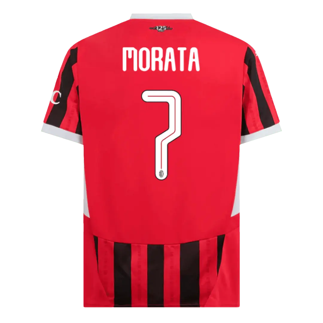MORATA #7 AC Milan home football shirt 2024/25 - UCL