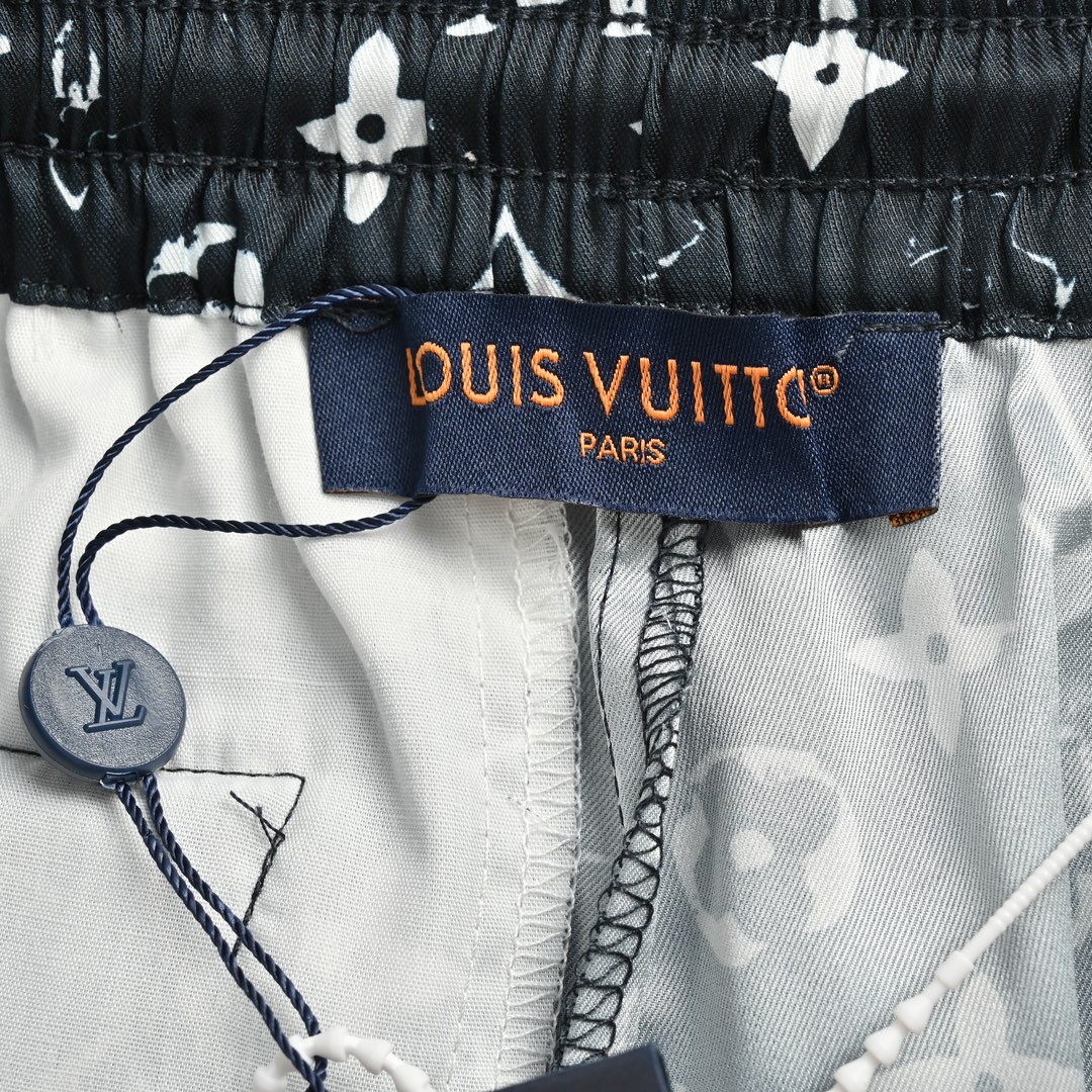 Louis Vuitton 24ss all over print monogram silk suit beach shorts