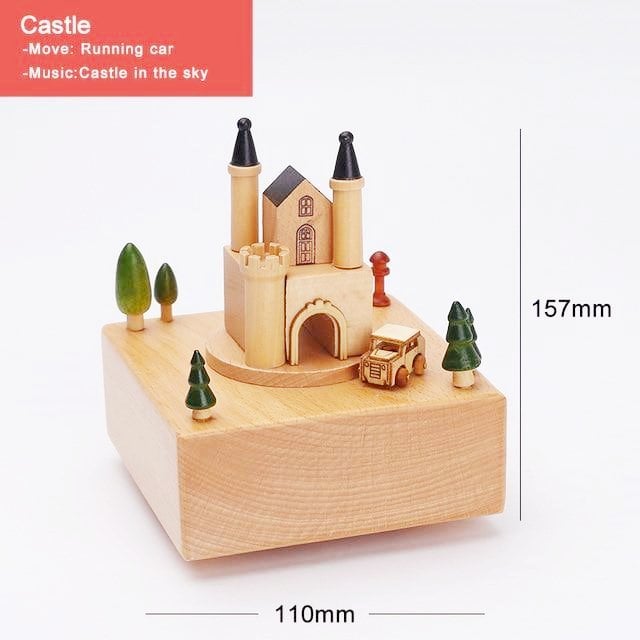 (🔥Last Day Promotion-SAVE 50% OFF)Handmade Wooden Rotating Music Boxes-BUY 2 GET 10% OFF & FREE SHIPPING