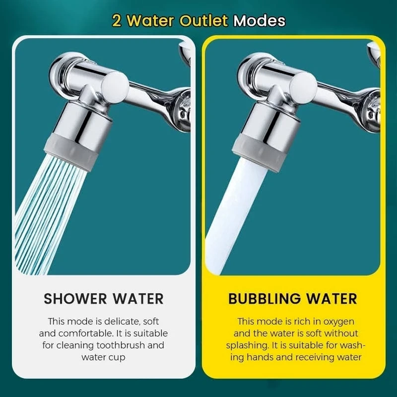 🔥BUY 2 GET 1 FREE — Rotating 1080° robotic arm faucet (universal model)