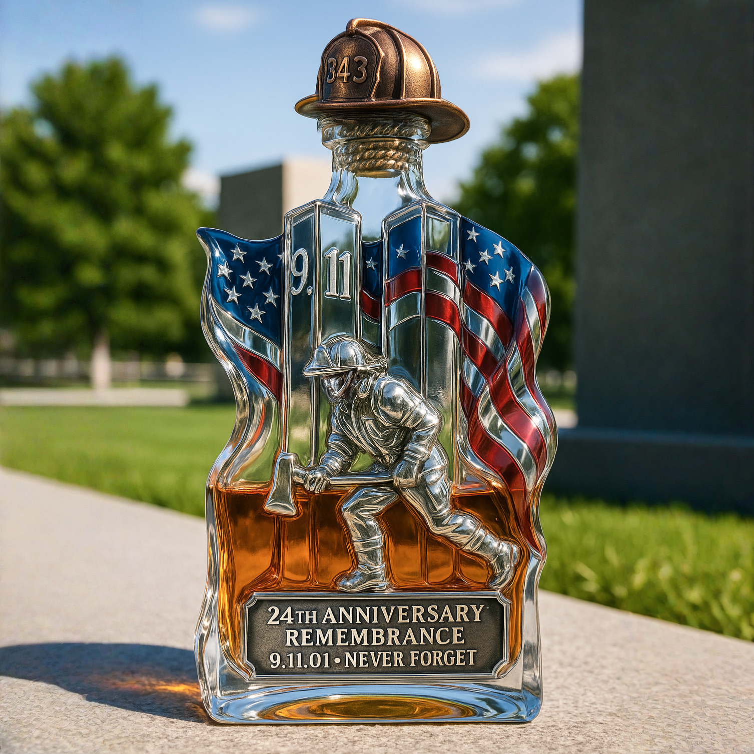 9/11 Remembrance Whiskey Bottle – 24th Anniversary Tribute Edition