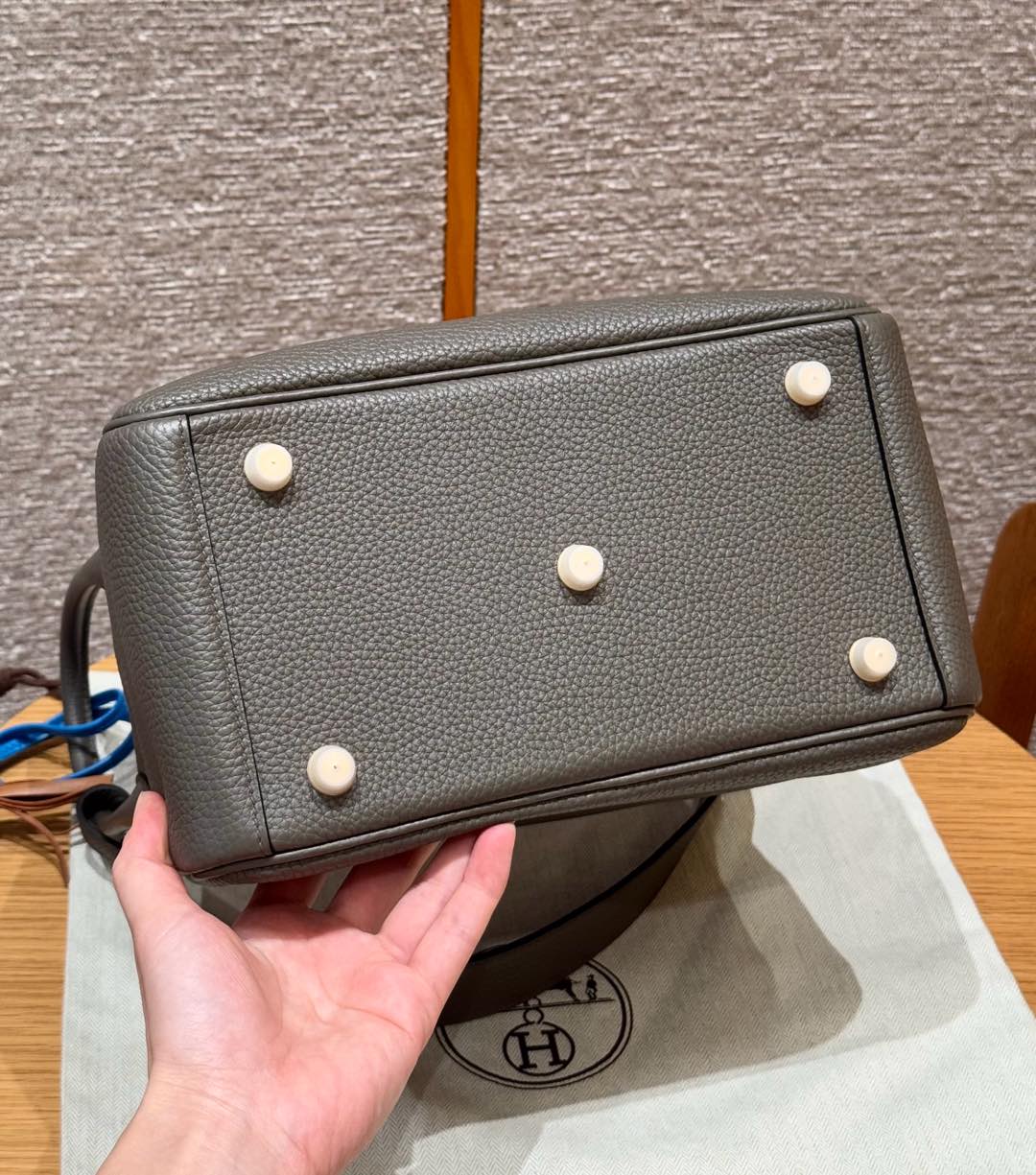 Hermès Lindy 8FGirs etain handbag (handmade to order)