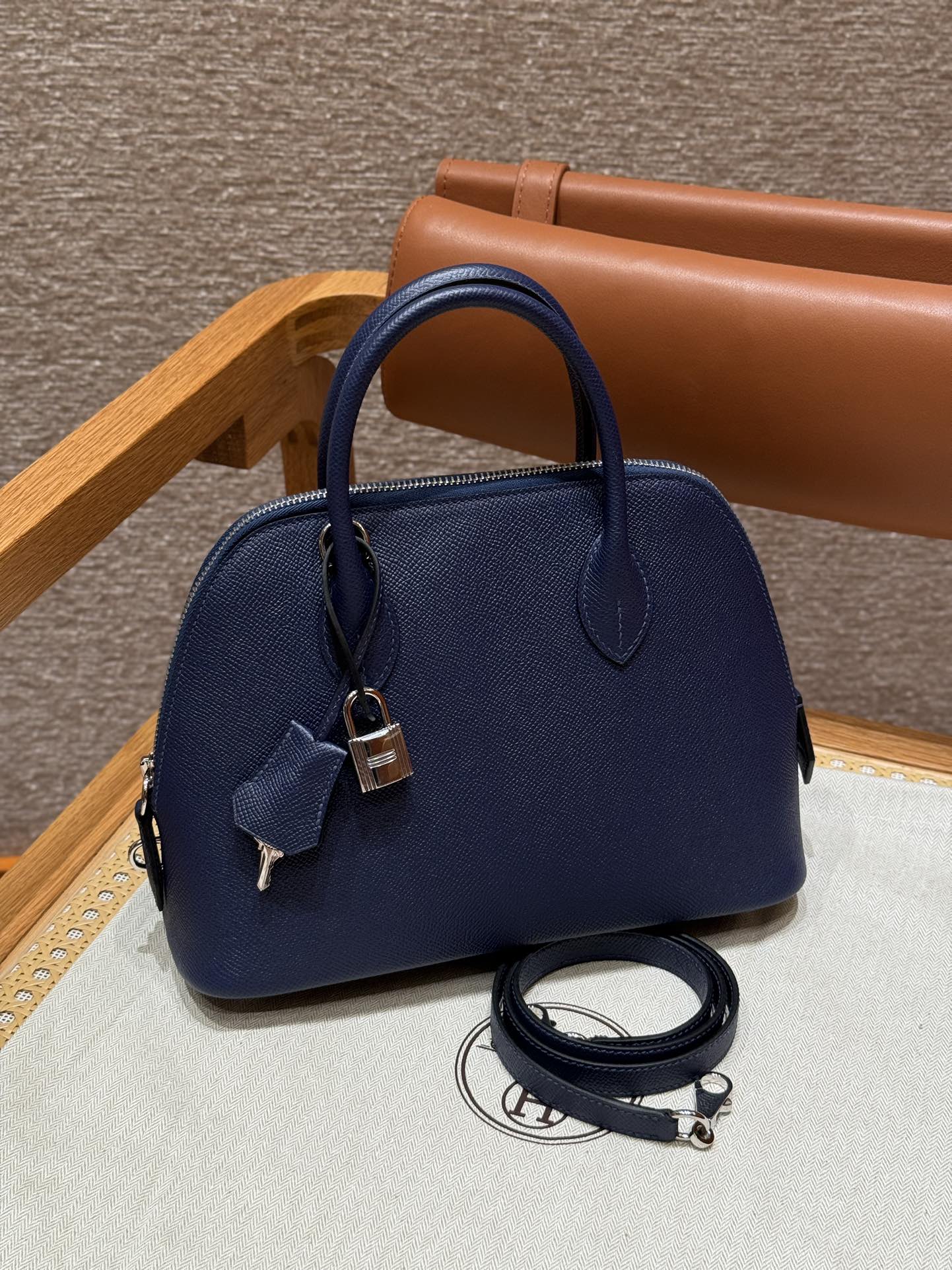 Hermès Bolide 73 Blue saphir (Handmade to order)