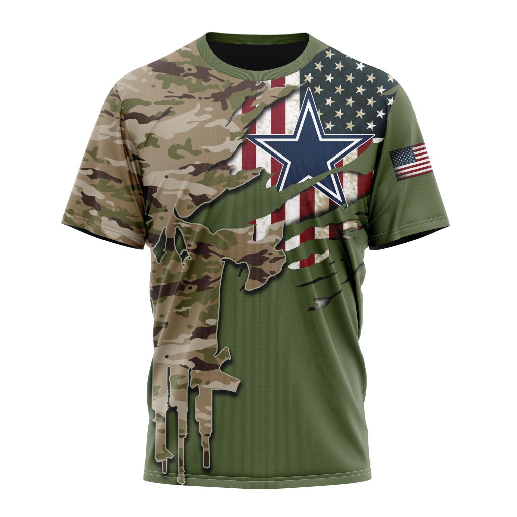 DALLAS COWBOYS 3D HOODIE VETERANS DAY