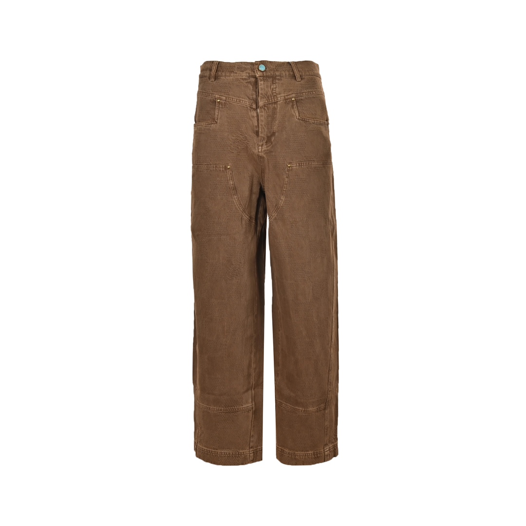 Louis Vuitton 24Fw Checkerboard Cargo Jeans