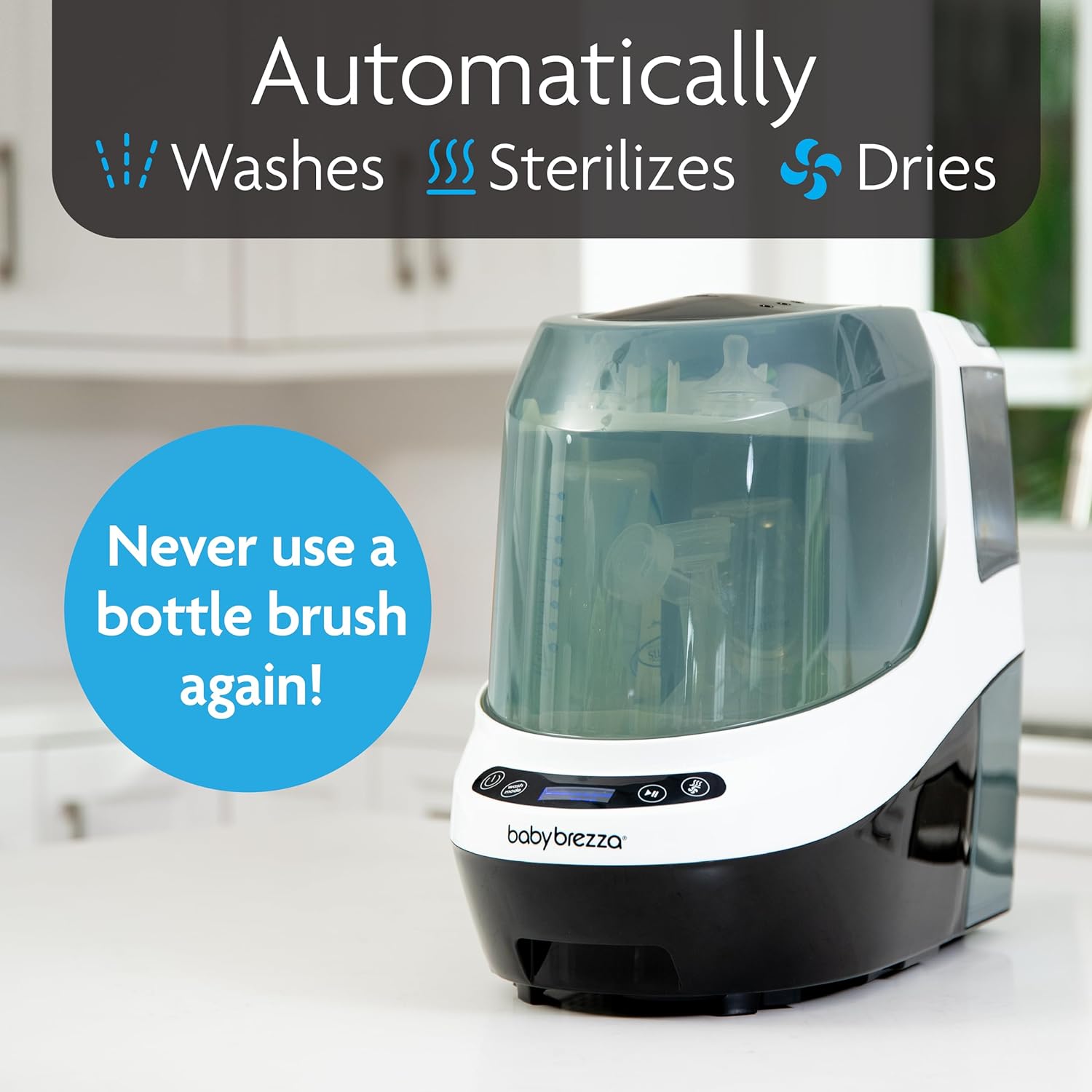 Baby Brezza Bottle Washer Pro All in One Machine Cleans Bottles