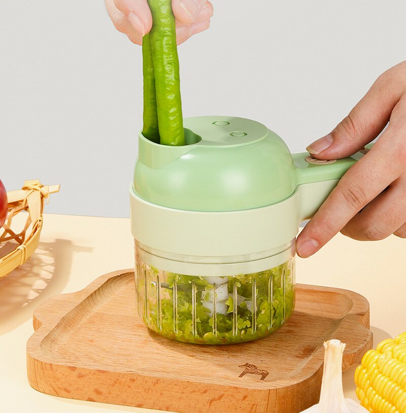 （Mother's Day Sale 50% Off）Electric Fruit and Vegetable Cutter, Shredder and Slicer（BUY 2 GET 10% OFF & FREE SHIPPING）