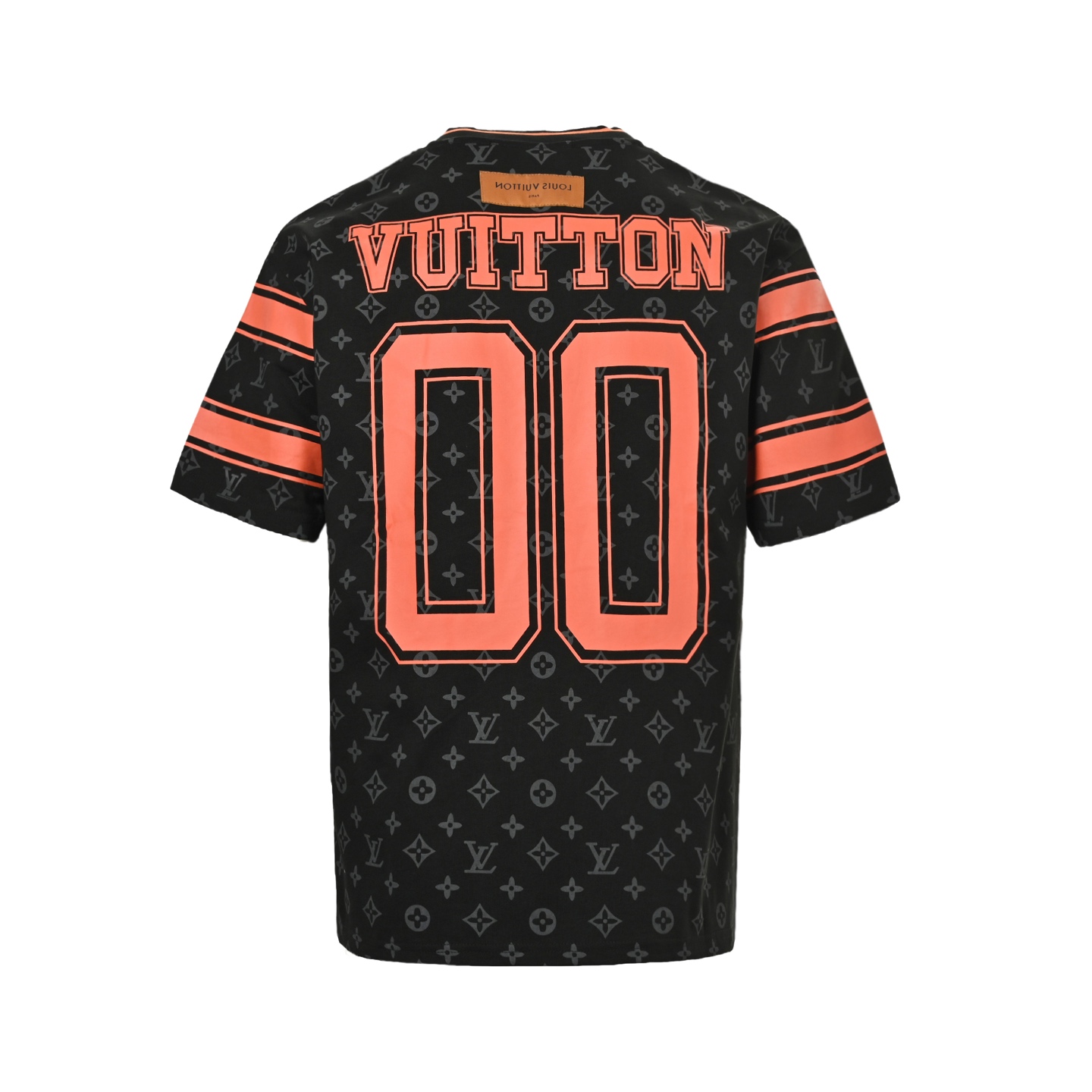 Louis Vuitton 25ss 00 orange letter print short sleeve