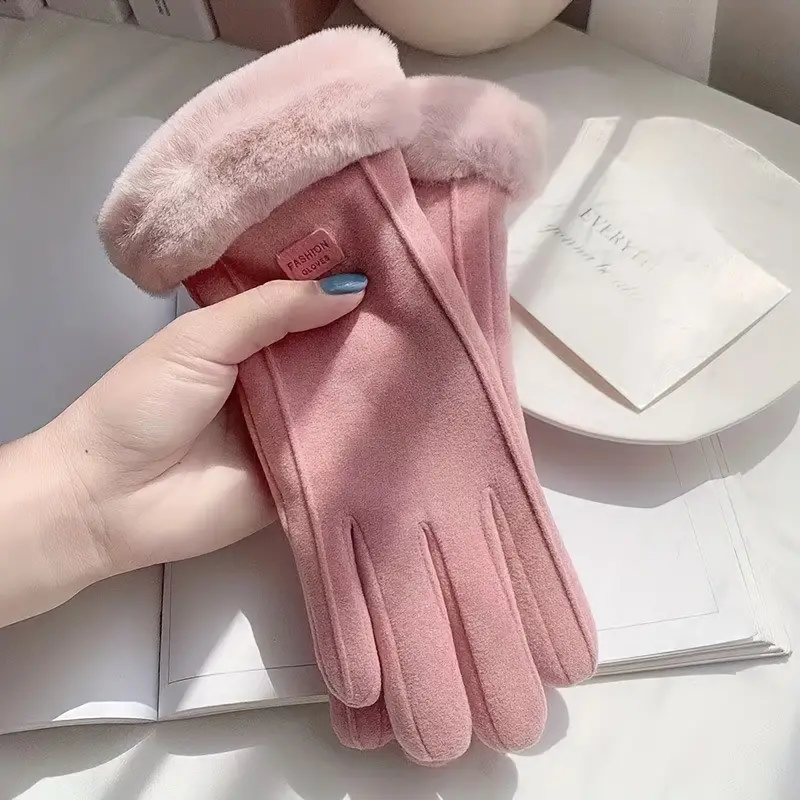 🧤🧤Velvet warm gloves (does not affect the use of mobile phones)