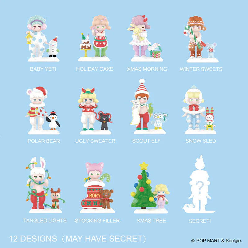 POP MART Satyr Rory Cozy Winter Time Series Blind Box for Christmas [1 Blind Box]